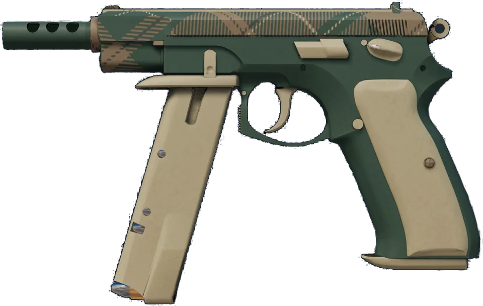 CZ75-Auto | Green Plaid