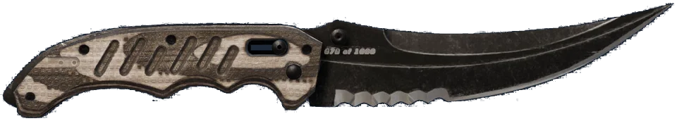 ★ Flip Knife | Black Laminate