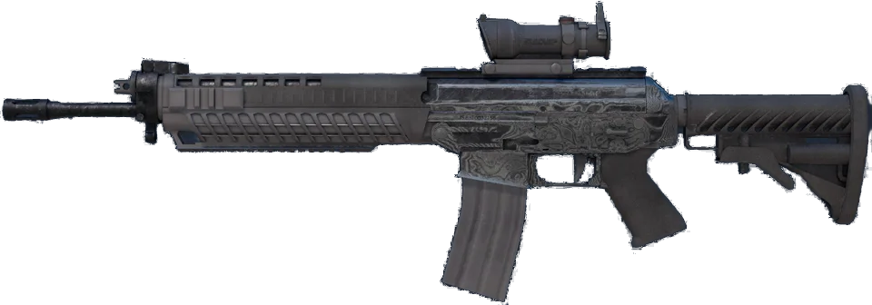 SG 553 | Damascus Steel