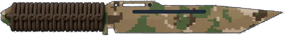 ★ Paracord Knife | Forest DDPAT